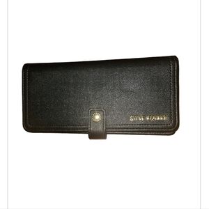 Steve Madden wallet. NWOT black 7.5"W  3.5 H